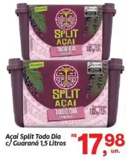 Fort Atacadista Açaí Split Todo Dia c/ Guaraná oferta
