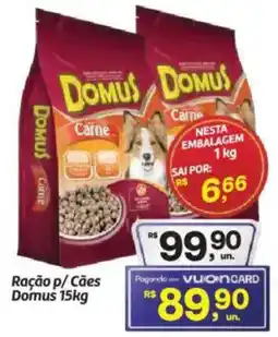 Fort Atacadista Ração p/ Cães Domus oferta
