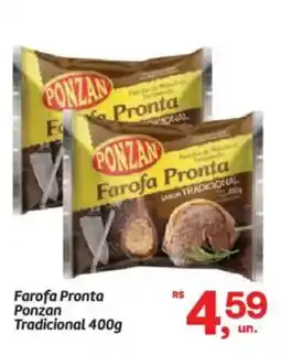 Fort Atacadista Farofa Pronta Ponzan Tradicional oferta