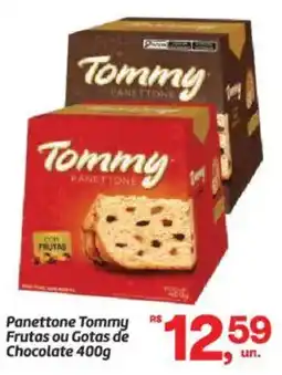 Fort Atacadista Panettone Tommy Frutas ou Gotas de Chocolate oferta