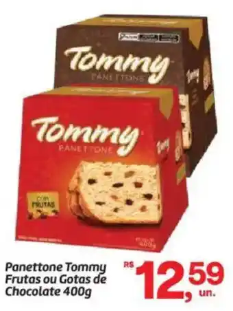Fort Atacadista Panettone Tommy Frutas ou Gotas de Chocolate oferta