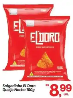 Fort Atacadista Salgadinho El'Doro Queijo Nacho oferta