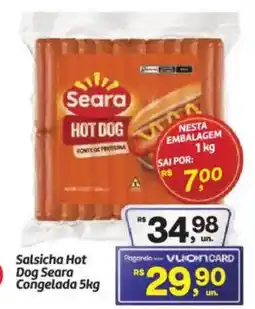 Fort Atacadista Salsicha Hot Dog Seara Congelada oferta