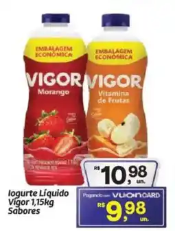 Fort Atacadista logurte Líquido Vigor Sabores oferta