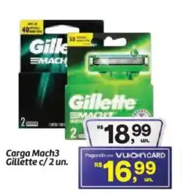 Fort Atacadista Carga Mach3 Gillette oferta