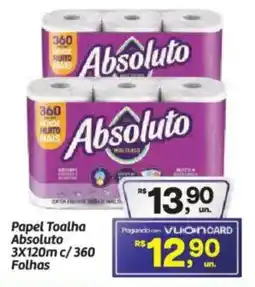 Fort Atacadista Papel Toalha Absoluto oferta