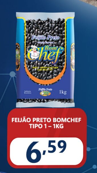 Bramil Supermercados Feijao Preto Bomchef Tipo 1 1kg oferta