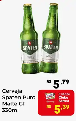 Semar Supermercado Cerveja Spaten Puro Malte Gf oferta
