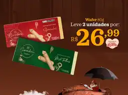 Cacau Show Wafer Biscoiteria oferta
