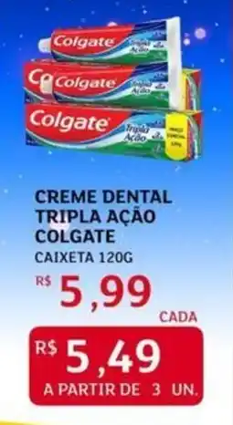 Assaí Atacadista Creme dental tripla ação colgate caixeta oferta