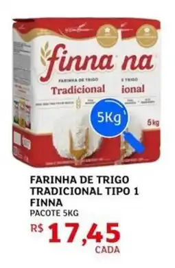 Assaí Atacadista Farinha de trigo tradicional tipo 1 finna oferta