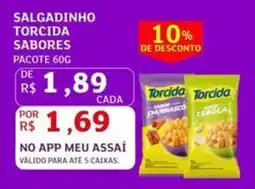 Assaí Atacadista Salgadinho torcida sabores oferta