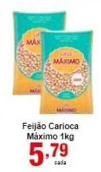 Rossi Supermercado Feijao Carioca Maximo 1kg oferta