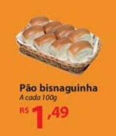 Nacional Pao Bisnaguinha 100g oferta