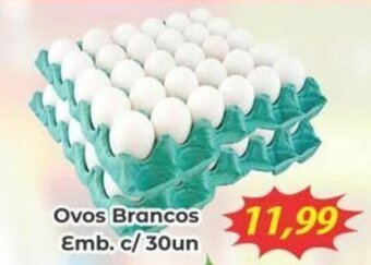Diano supermercado Ovos Brancos Emb. c/ 30un oferta