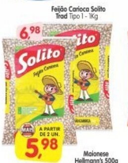 Feijao Carioca Solito Trad tipo 1 1kg