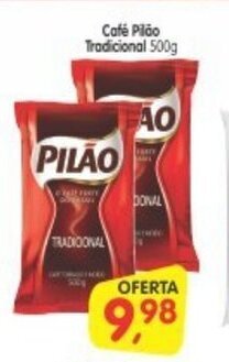 Cercadão Cafe Pilao Tradicional 500g oferta