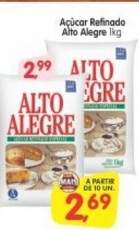 Cercadão Acucar Refinado Alto Alegre 1kg oferta