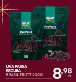 Mercadão Atacadista Uva passa escura brasil frutt oferta