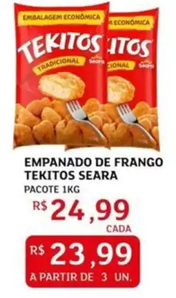 Assaí Atacadista Empanado de frango tekitos seara oferta