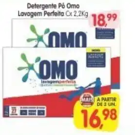 Cercadão Detergente po Omo Lavagem Perfeito 2.2kg oferta