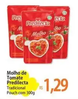 Atacadão Molho de Tomate Predilecta Tradicional Pouch oferta
