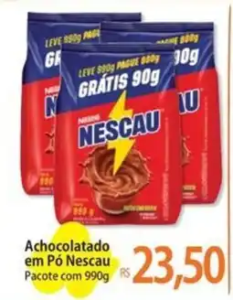 Atacadão Achocolatado em Pó Nescau Pacote oferta