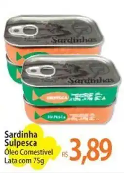 Atacadão Sardinha Sulpesca Óleo Comestível Lata oferta