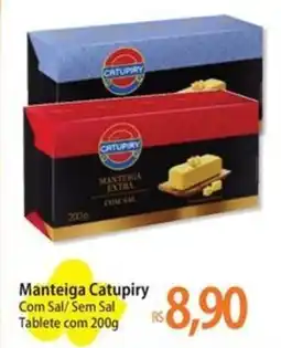 Atacadão Manteiga Catupiry Com Sal/Sem Sal Tablete oferta