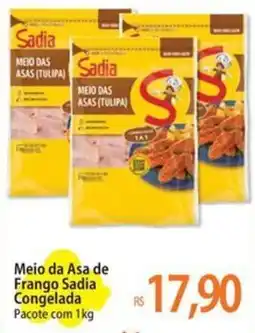 Atacadão Meio da Asa de Frango Sadia Congelada Pacote oferta