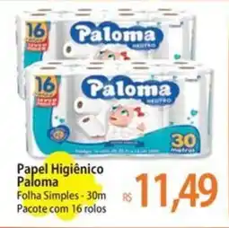 Atacadão Papel Higiênico Paloma oferta