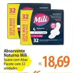 Atacadão Absorvente Noturno Mili oferta