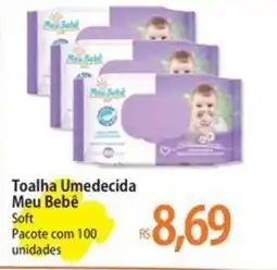 Atacadão Toalha Umedecida Meu Bebê oferta