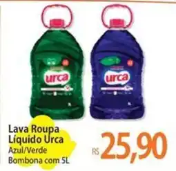 Atacadão Lava Roupa Líquido Urca Azul/Verde Bombona oferta
