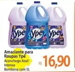 Atacadão Amaciante para Roupas Ypé Aconchego Azul/ Intenso Bombona oferta