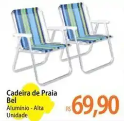 Atacadão Cadeira de Praia Bel oferta