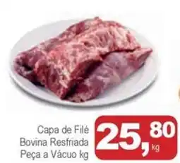 Mineirão Atacarejo Capa de Filé Bovina Resfriada Peça a Vácuo oferta