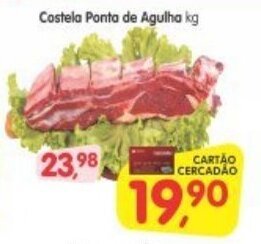 Cercadão Costela Ponta de Agulha 1kg oferta