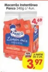 Cercadão Macarrao Instantaneo Panco 340g c/ 4un. oferta