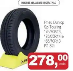 Mineirão Atacarejo Pneu Dunlop Sp Touring 175/70R13, 175/65R14 e 165/70R13 R1.82t oferta