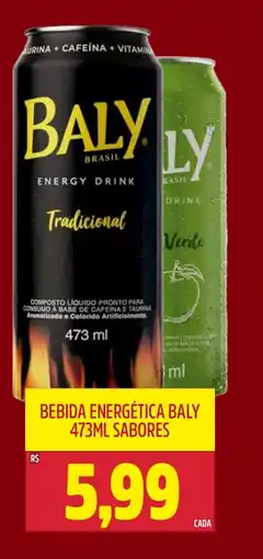 Frangolândia Bebida energética baly sabores oferta