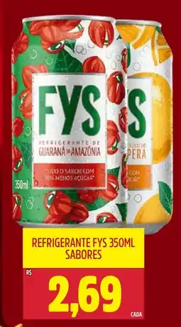 Frangolândia Refrigerante fys sabores oferta