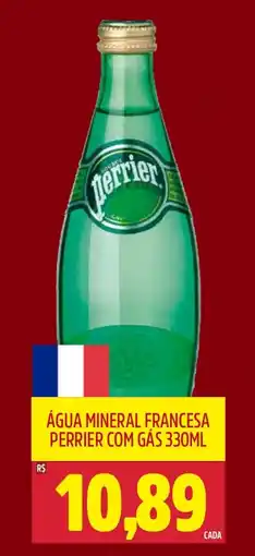 Frangolândia Água mineral francesa perrier com gás oferta