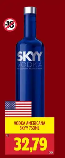 Frangolândia Vodka americana skyy oferta