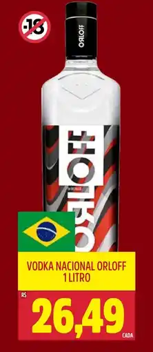 Frangolândia Vodka nacional orloff oferta