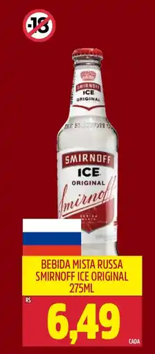 Frangolândia Bebida mista russa smirnoff ice original oferta