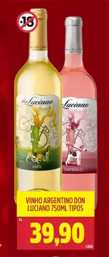 Frangolândia Vinho argentino don luciano tipos oferta