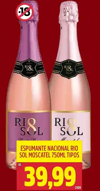 Frangolândia Espumante nacional rio sol moscatel tipos oferta