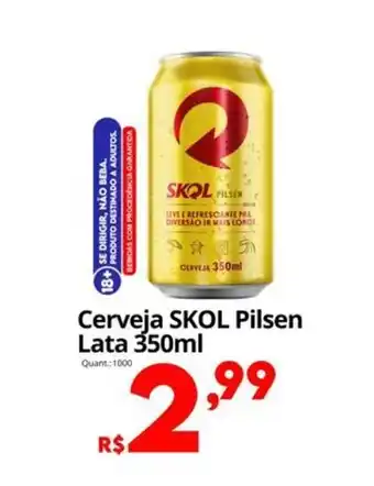Althoff Supermercados Cerveja SKOL Pilsen Lata oferta