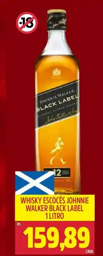 Frangolândia Whisky escocês johnnie walker black label oferta